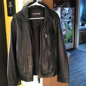 Mens Wilson leather jacket